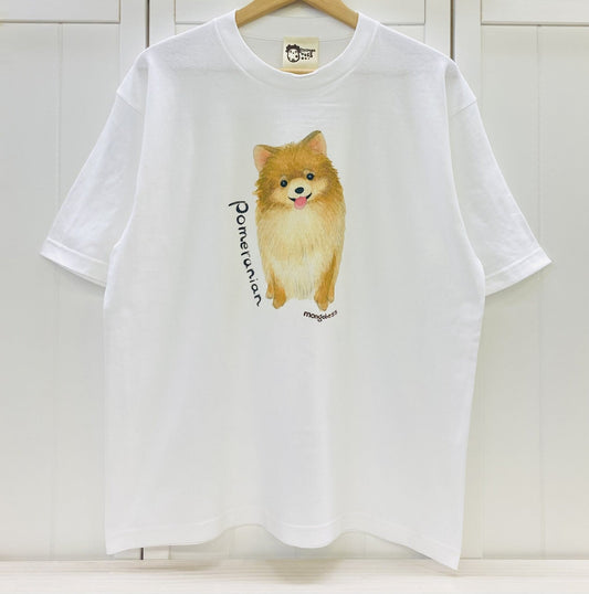 ビッグTシャツ　BIGポメラニアン　受注製作　送料無料　クーポン利用不可