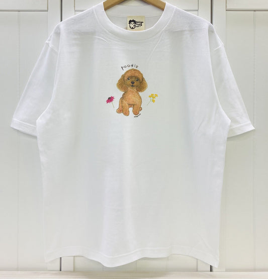 ビッグTシャツ　プードル　受注製作　送料無料　クーポン利用不可