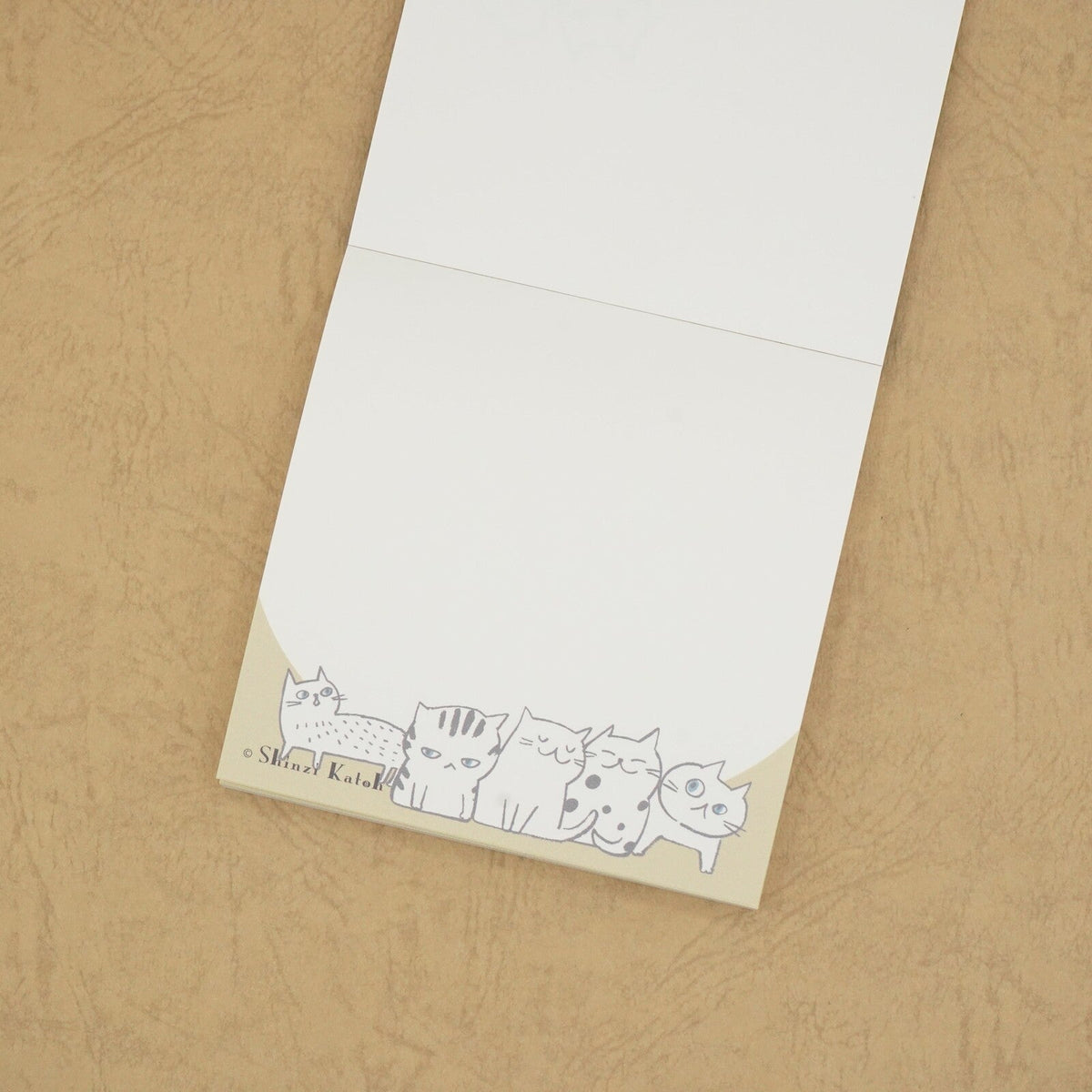 Cat Hill Memo Pad Green Shinzi Katoh Design - Sweet Birdie Boutique International