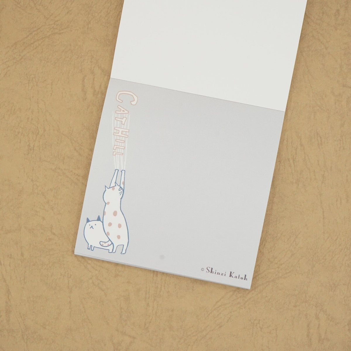 Cat Hill Memo Pad Green Shinzi Katoh Design - Sweet Birdie Boutique International