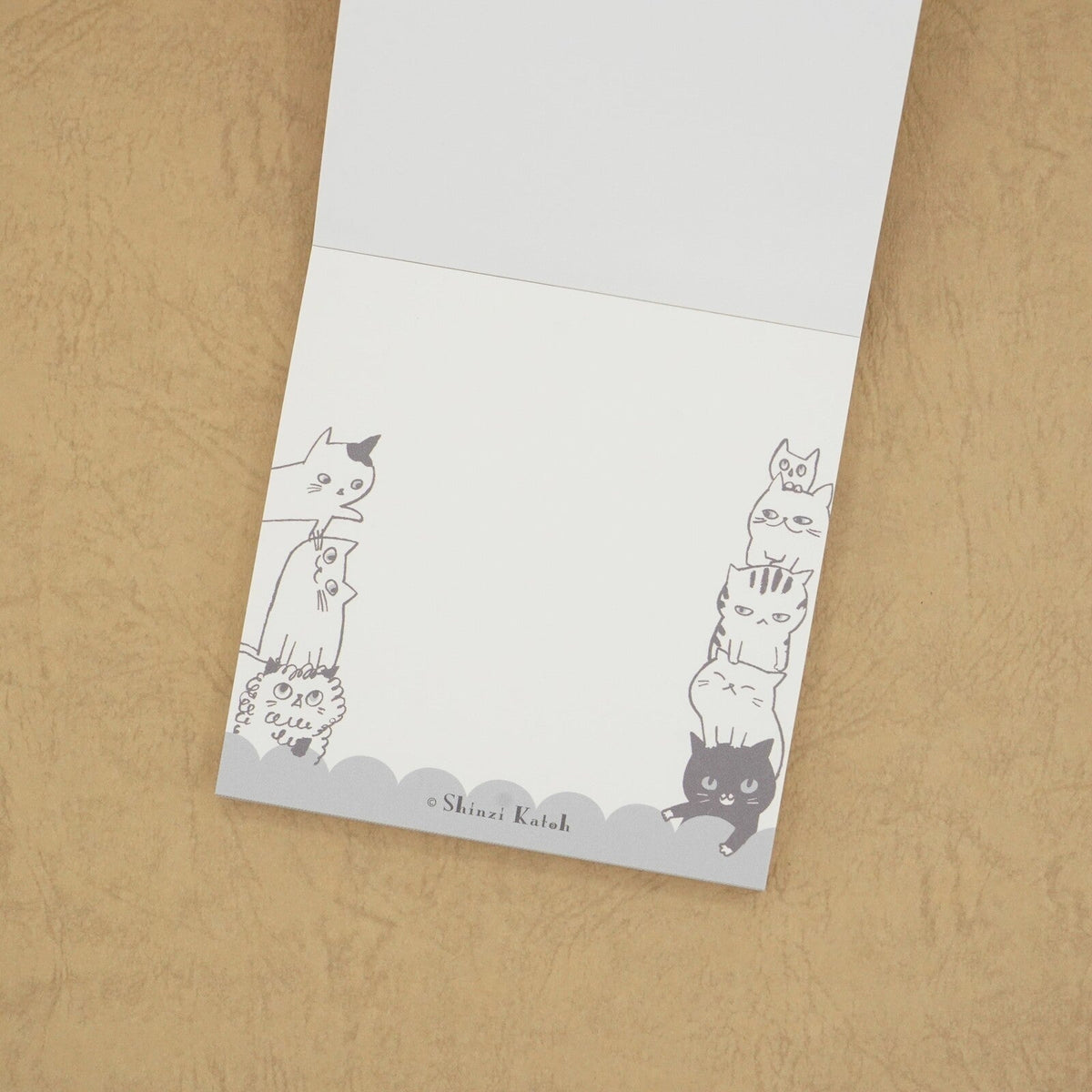 Cat Hill Memo Pad Pink Shinzi Katoh Design - Sweet Birdie Boutique International