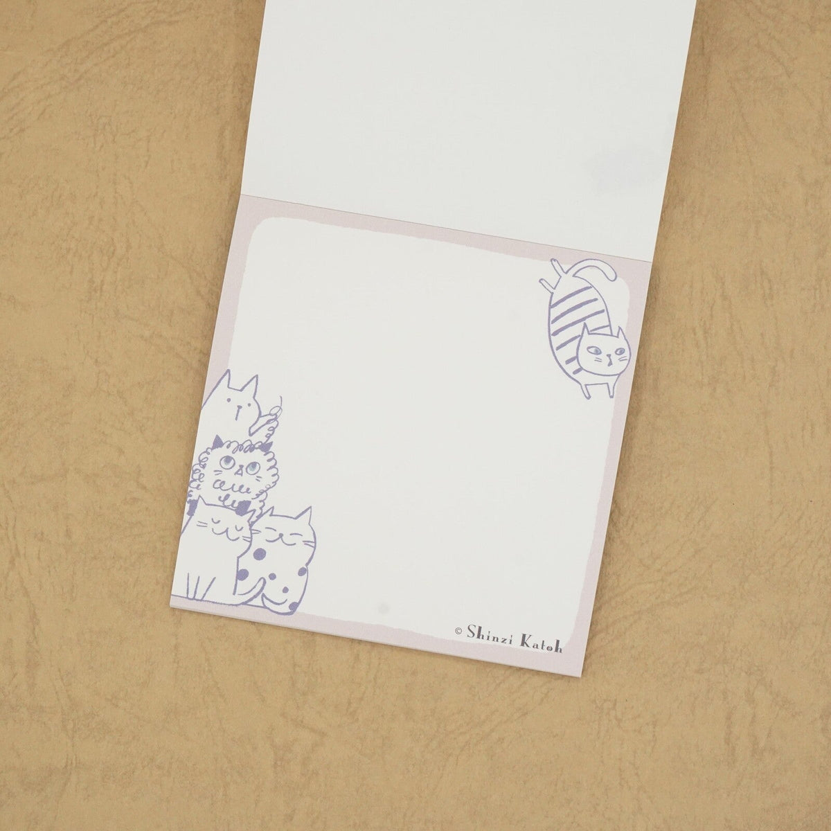 Cat Hill Memo Pad Pink Shinzi Katoh Design - Sweet Birdie Boutique International