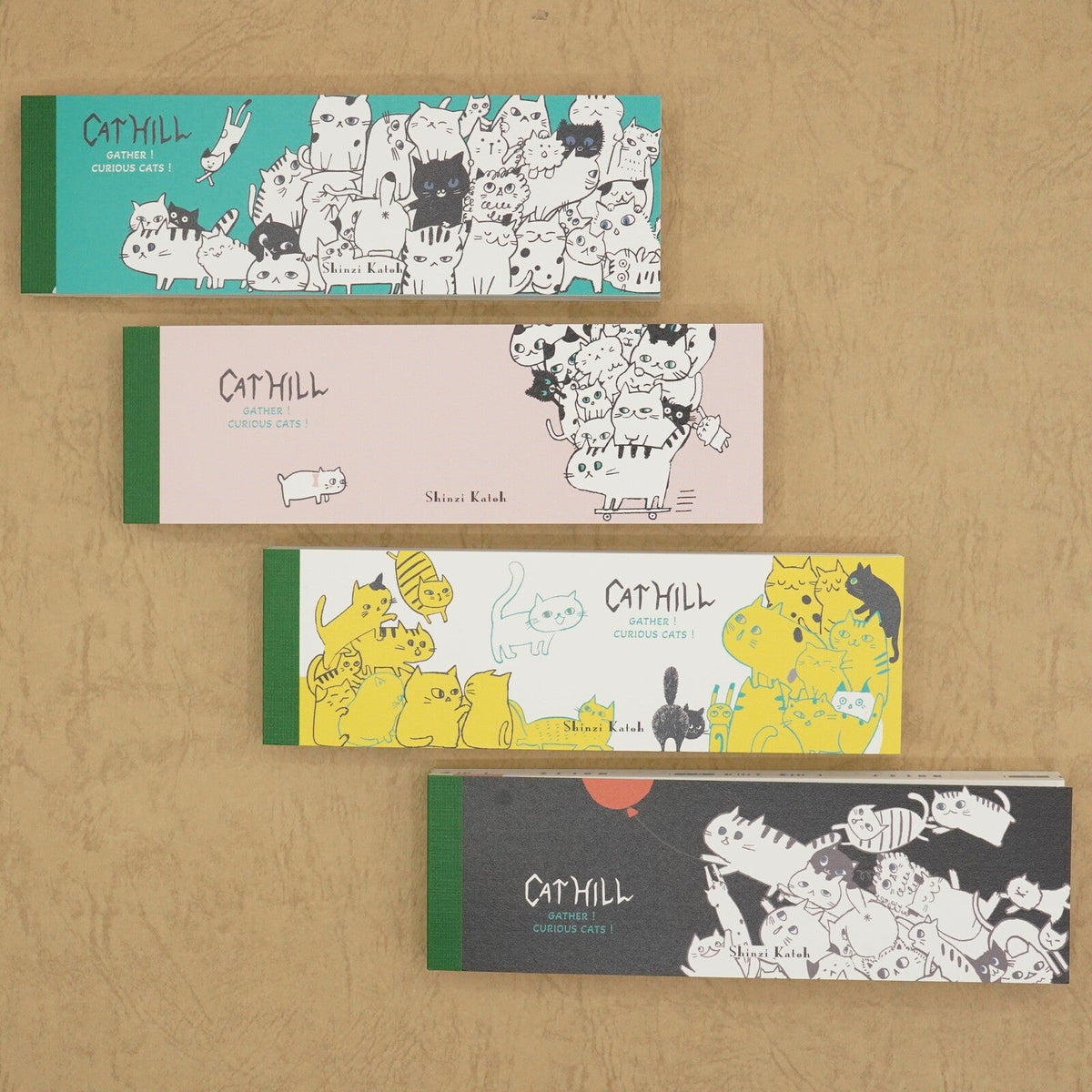 Cat Hill Memo Pad Black Shinzi Katoh Design - Sweet Birdie Boutique International