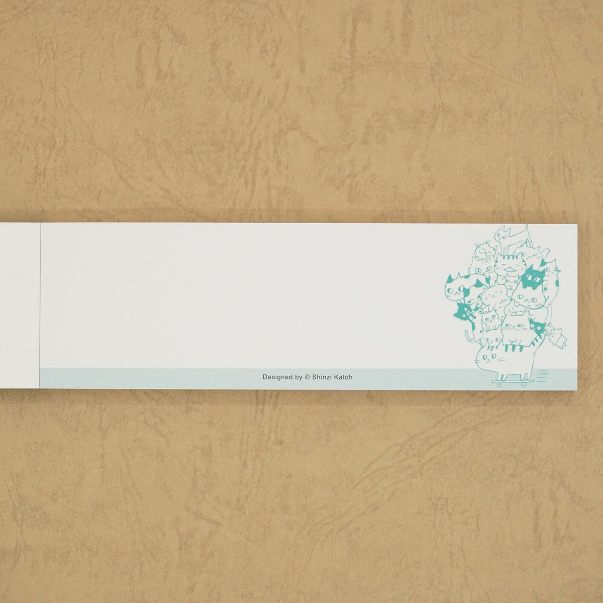 Cat Hill Memo Pad Green Shinzi Katoh Design - Sweet Birdie Boutique International
