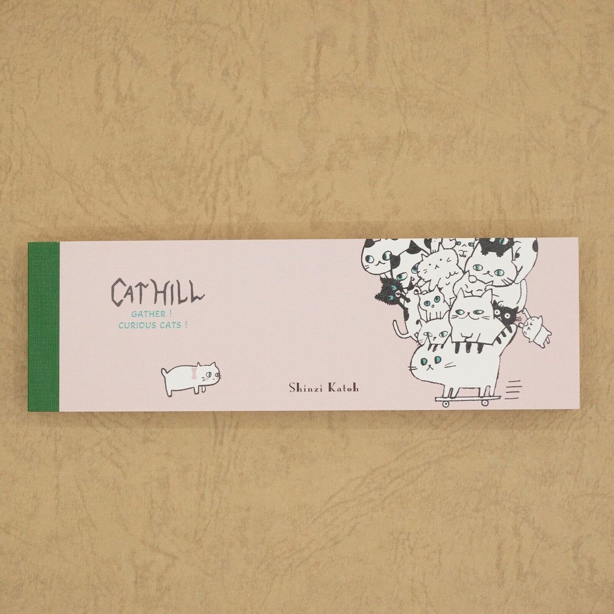 Cat Hill Memo Pad Pink Shinzi Katoh Design - Sweet Birdie Boutique International