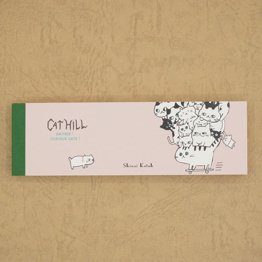 Cat Hill Memo Pad Pink Shinzi Katoh Design - Sweet Birdie Boutique International