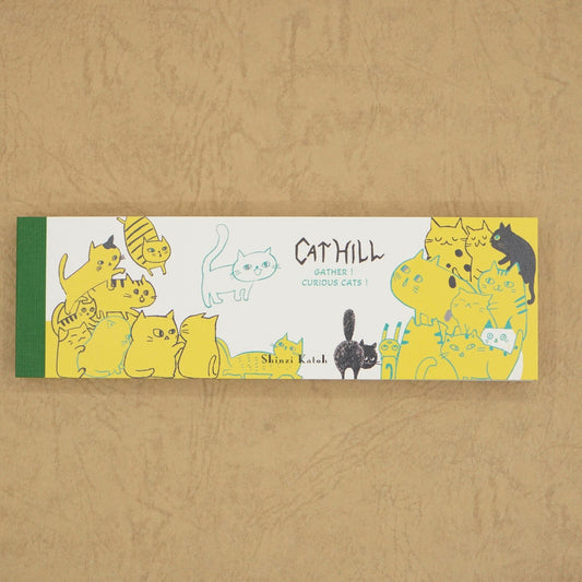 Cat Hill Memo Pad Yellow Shinzi Katoh Design - Sweet Birdie Boutique International