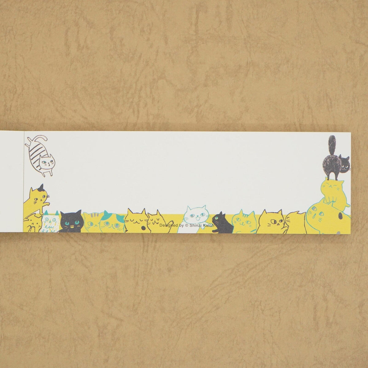 Cat Hill Memo Pad Yellow Shinzi Katoh Design - Sweet Birdie Boutique International