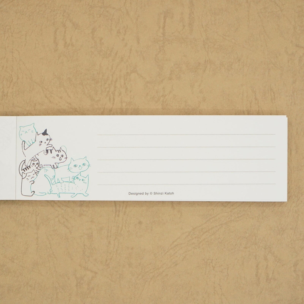Cat Hill Memo Pad Yellow Shinzi Katoh Design - Sweet Birdie Boutique International