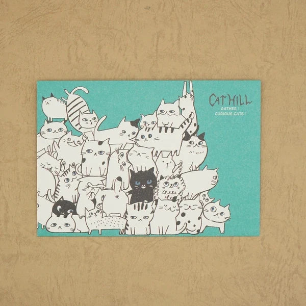 Cat Hill Letter Set Green Shinzi Katoh Design - Sweet Birdie Boutique International