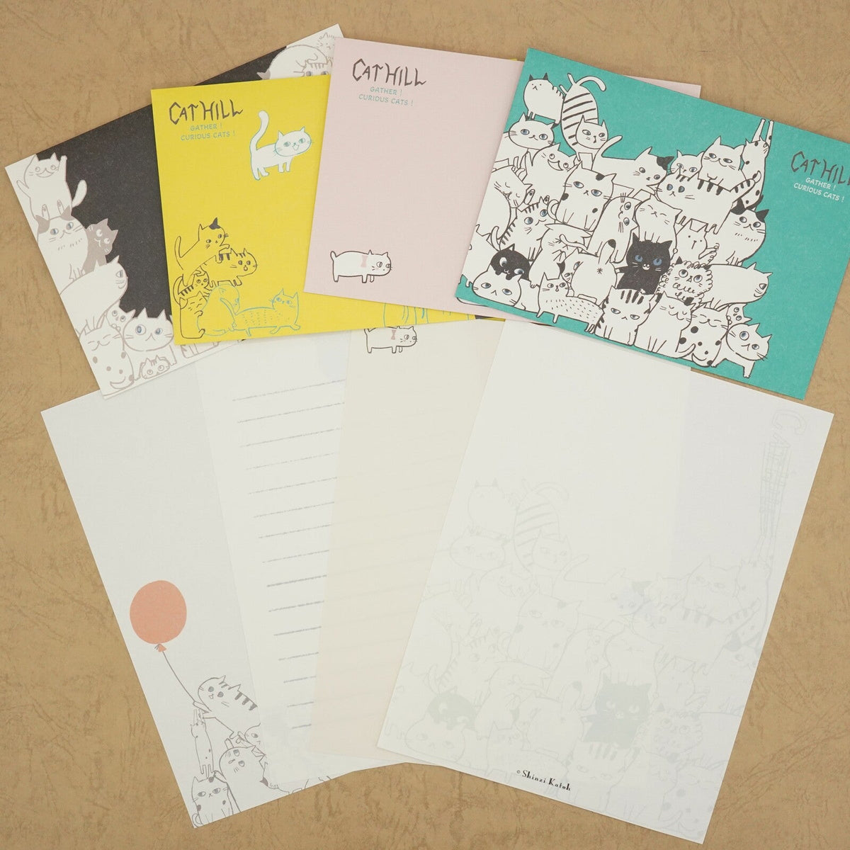 Cat Hill Letter Set Pink Shinzi Katoh Design - Sweet Birdie Boutique International