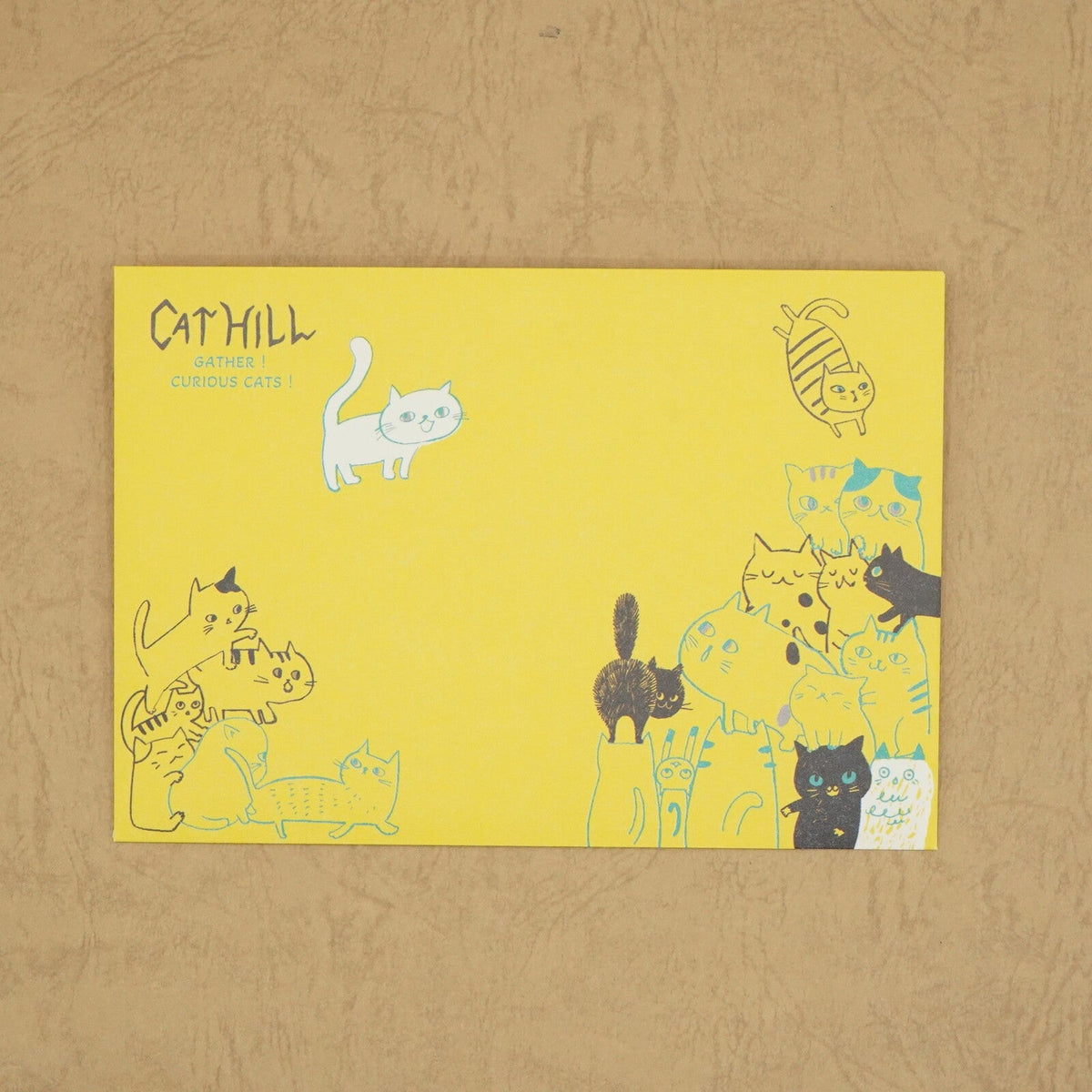 Cat Hill Letter Set Yellow Shinzi Katoh Design - Sweet Birdie Boutique International