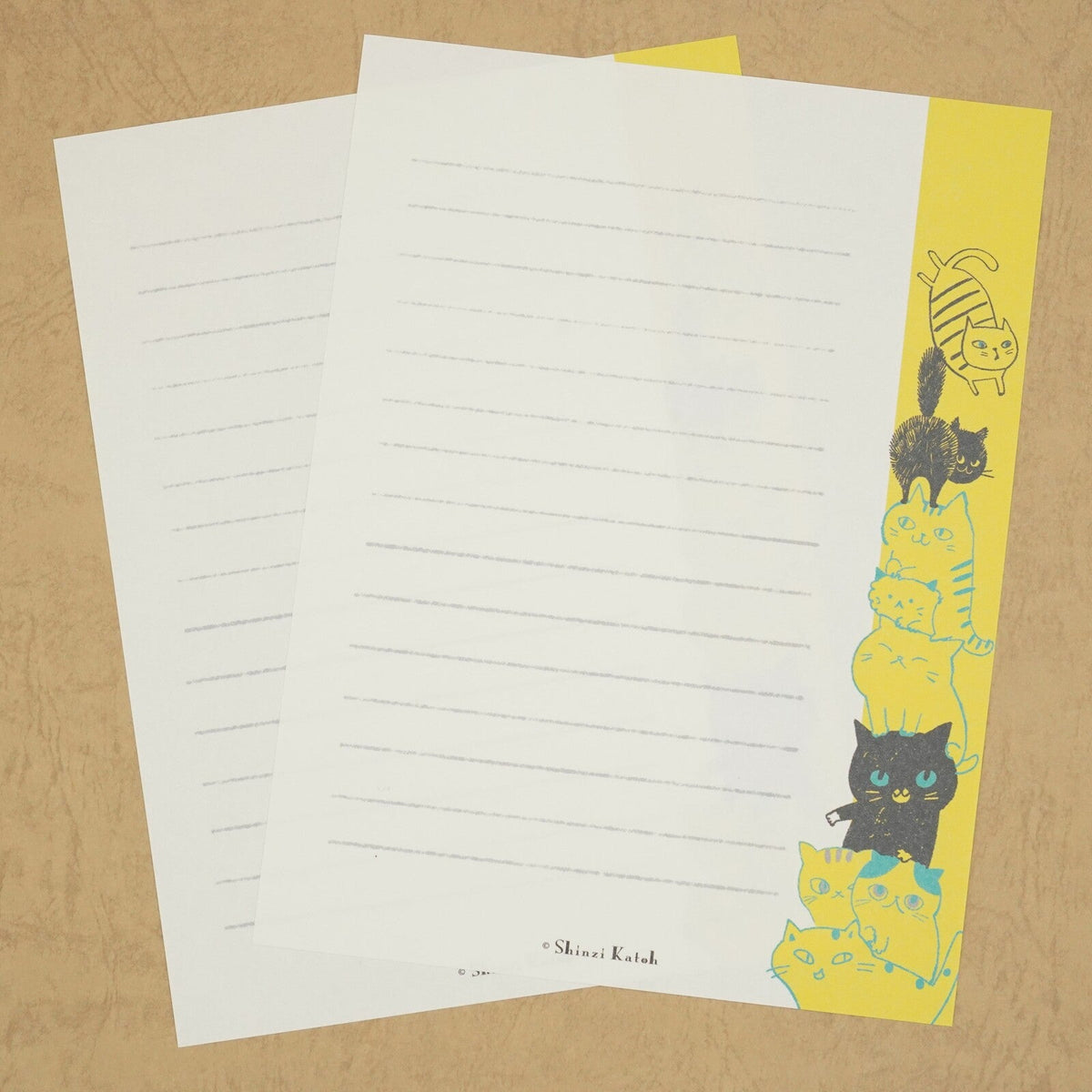 Cat Hill Letter Set Yellow Shinzi Katoh Design - Sweet Birdie Boutique International