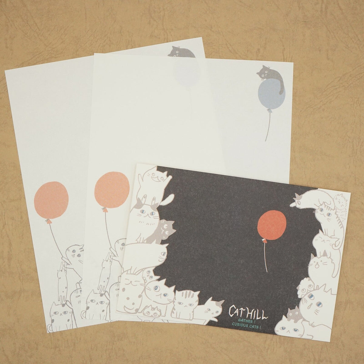 Cat Hill Letter Set Black Shinzi Katoh Design - Sweet Birdie Boutique International