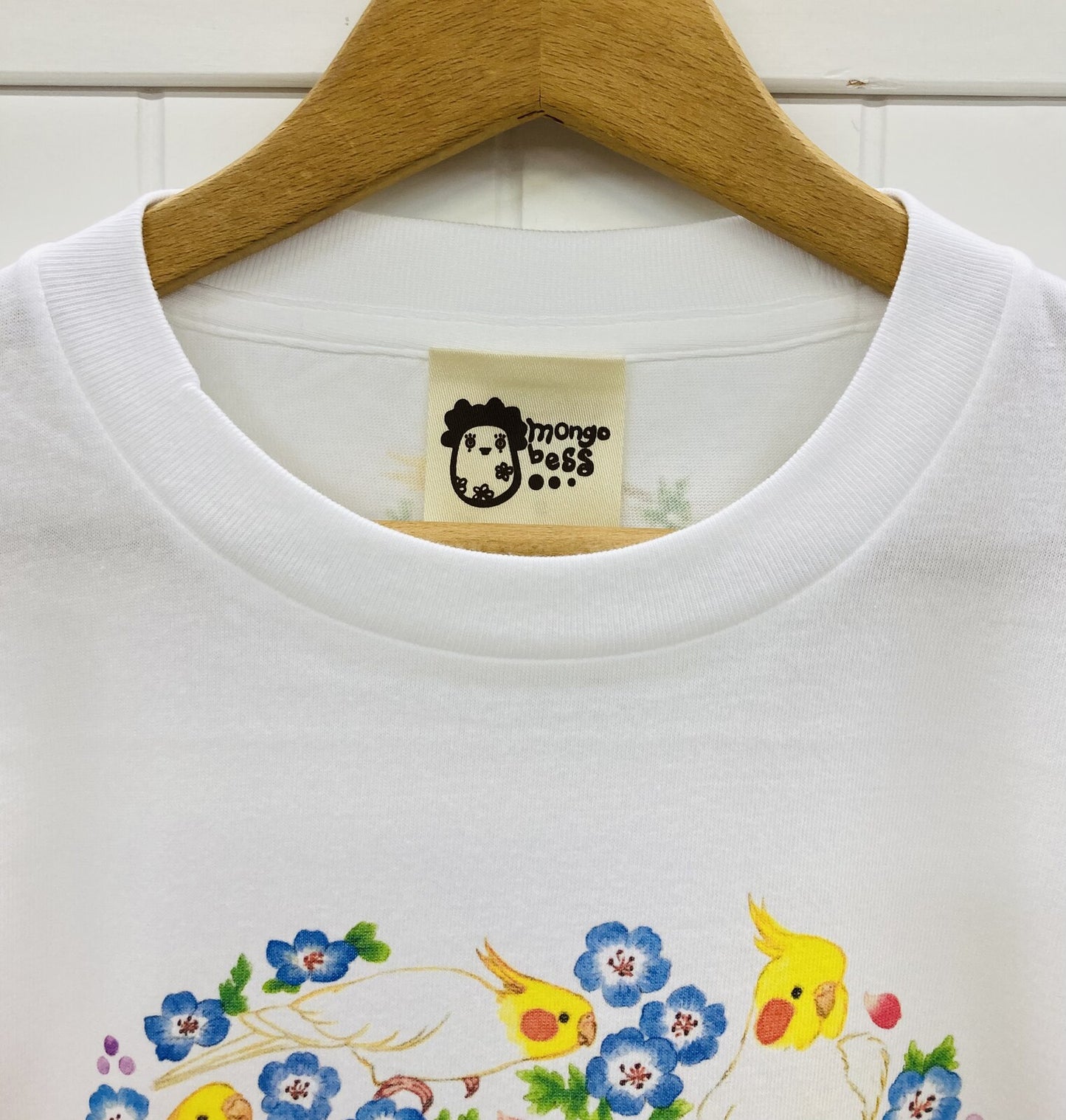 ビッグTシャツ　オカメインコだけのリース　受注製作　送料無料　クーポン利用不可