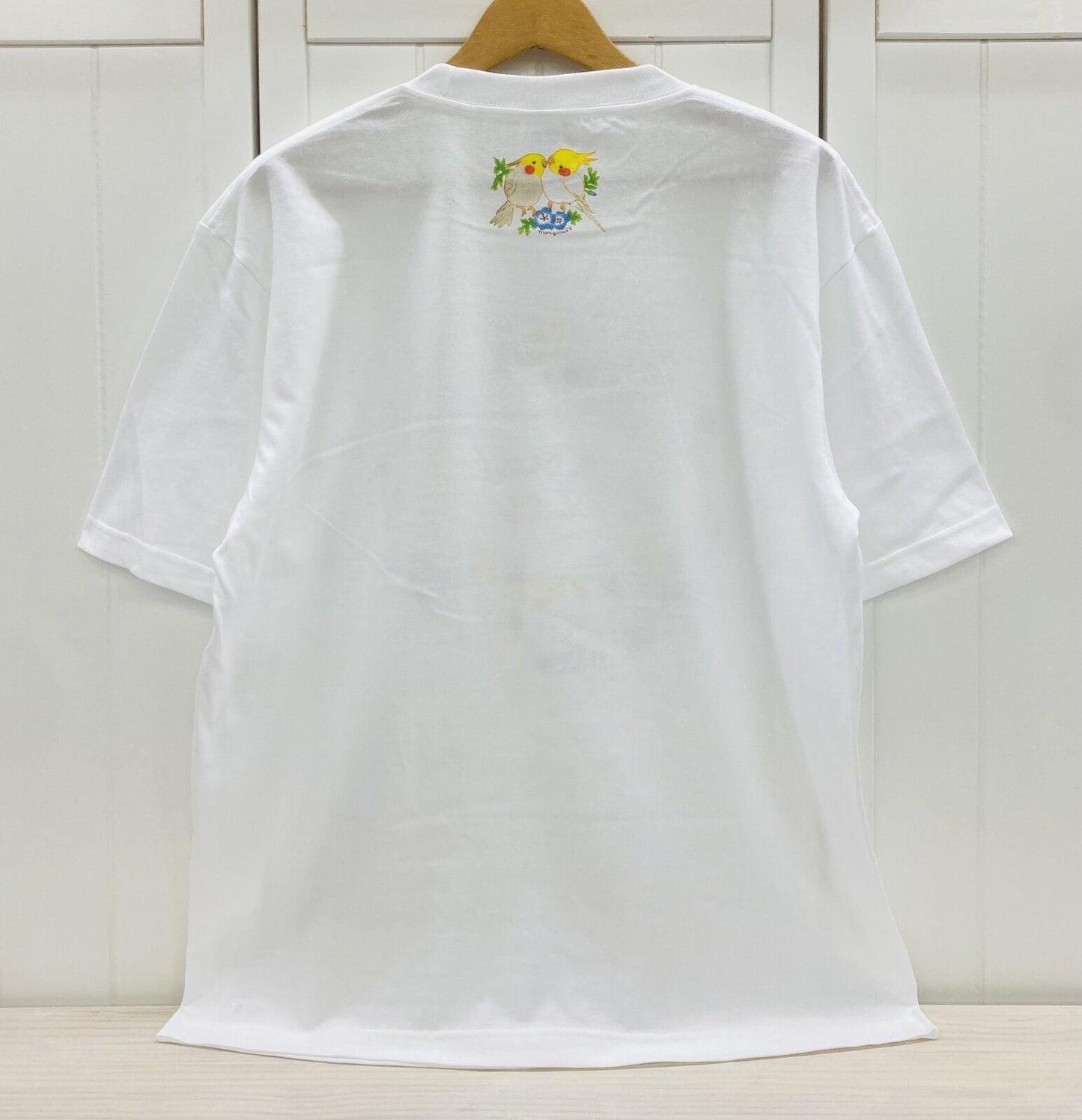 ビッグTシャツ　オカメインコだけのリース　受注製作　送料無料　クーポン利用不可