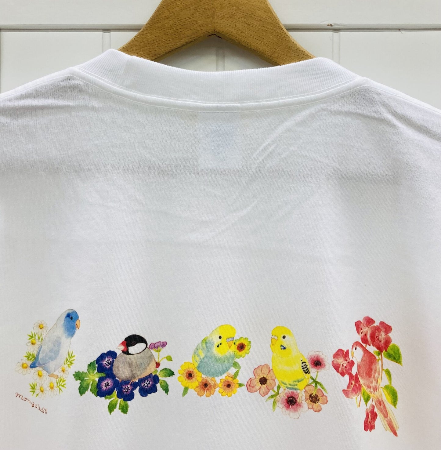 ビッグTシャツ　お花とことり　受注製作　送料無料　クーポン利用不可