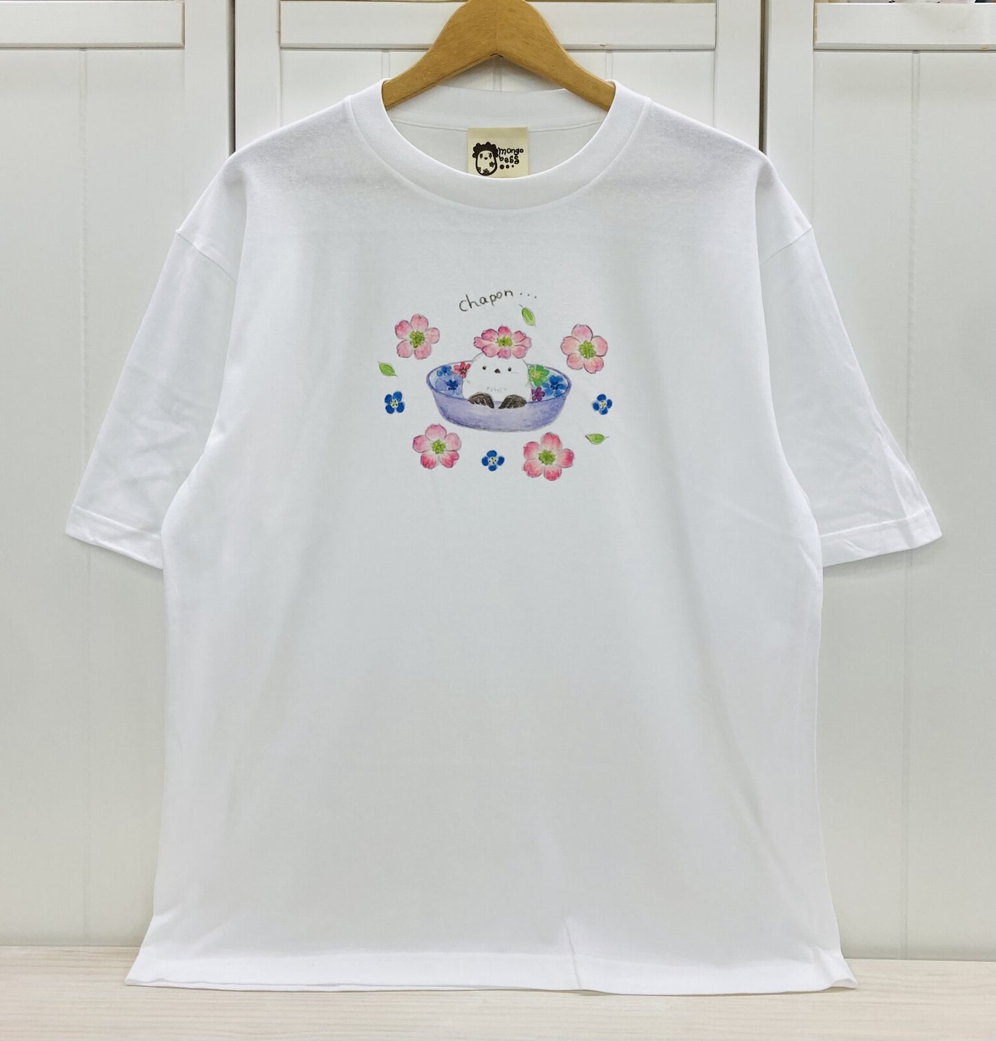 ビッグTシャツ　ちゃぽんシマエナガ　受注製作　送料無料　クーポン利用不可
