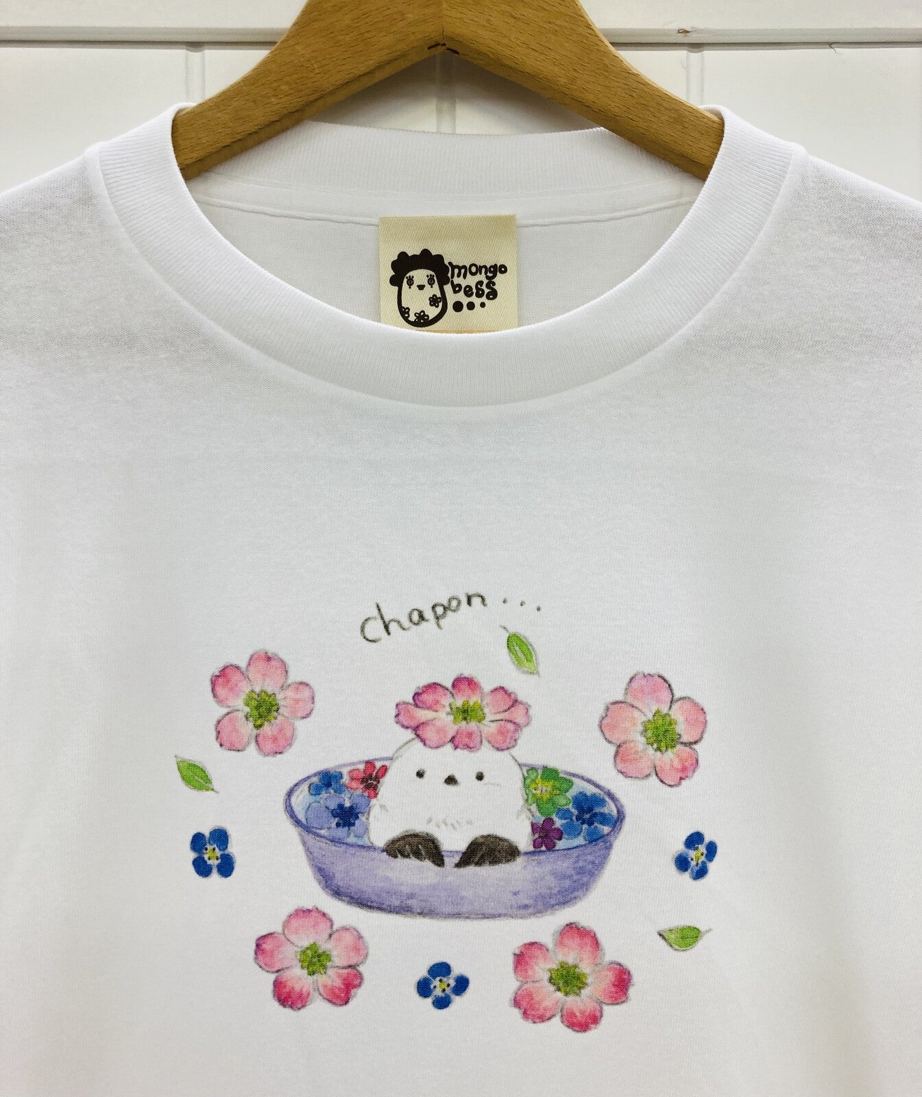 ビッグTシャツ　ちゃぽんシマエナガ　受注製作　送料無料　クーポン利用不可