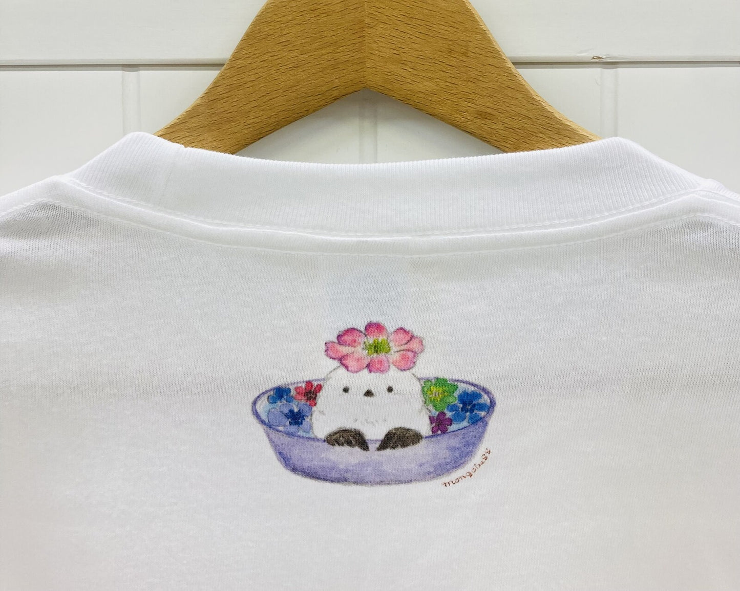 ビッグTシャツ　ちゃぽんシマエナガ　受注製作　送料無料　クーポン利用不可