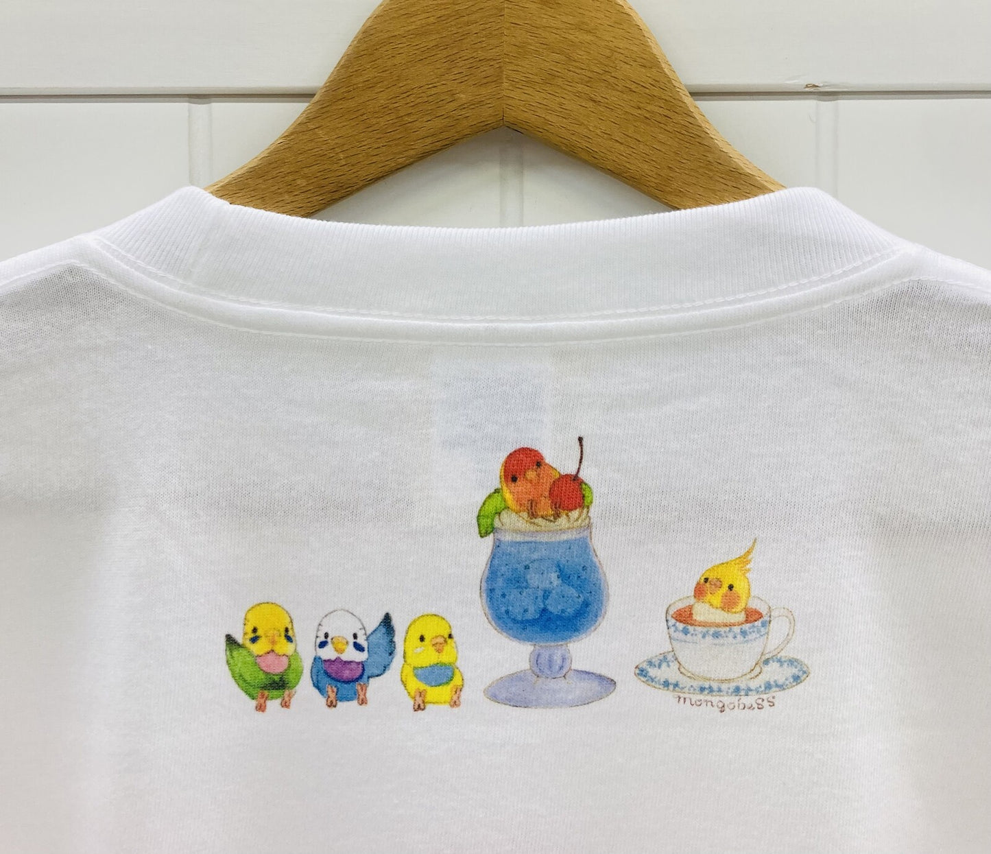 ビッグTシャツ　ことり喫茶店メンバー　受注製作　送料無料　クーポン利用不可
