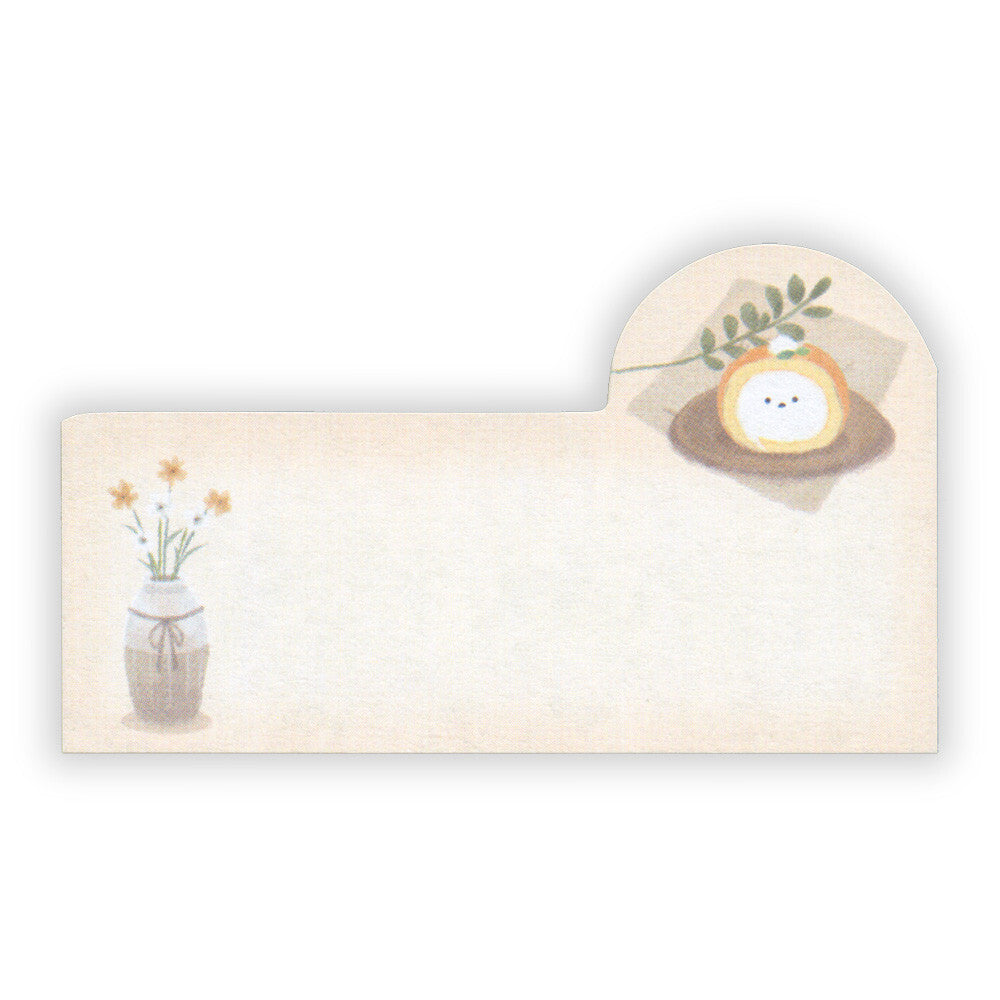 ふせん　まったりシマエナガ
