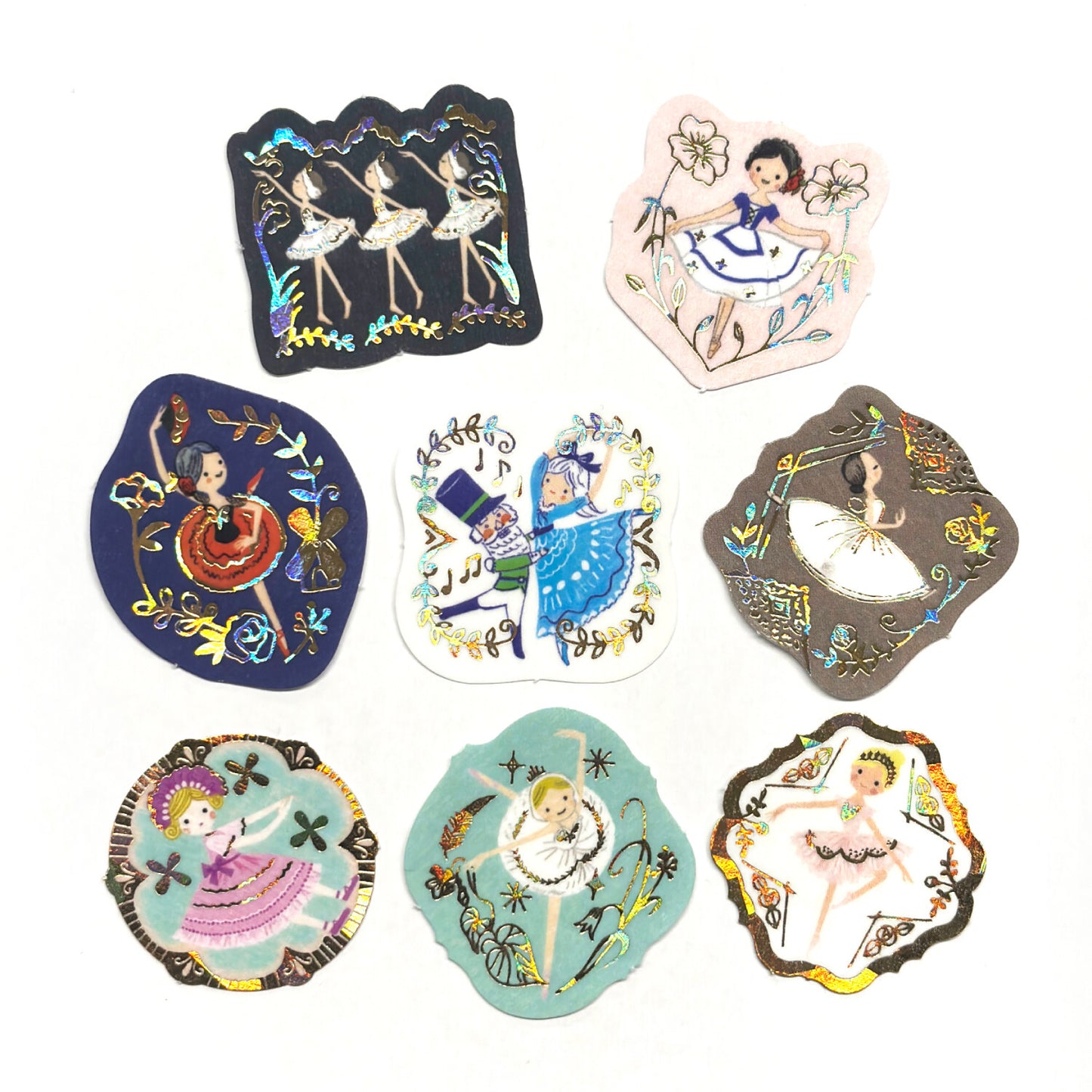 きらぴかフレークシール Ballet Theater  箔押し