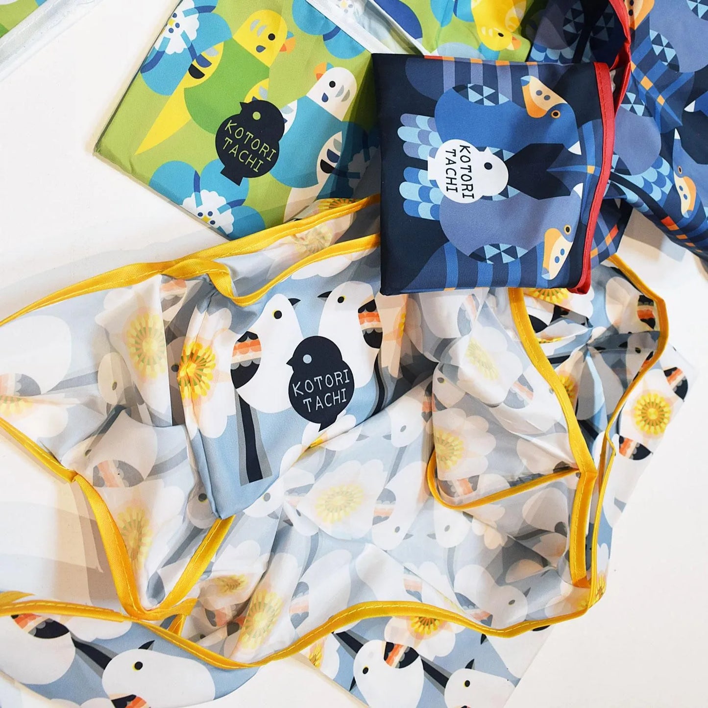 エコバッグ　くつろぐシマエナガ　EcoBag-Daily(S)