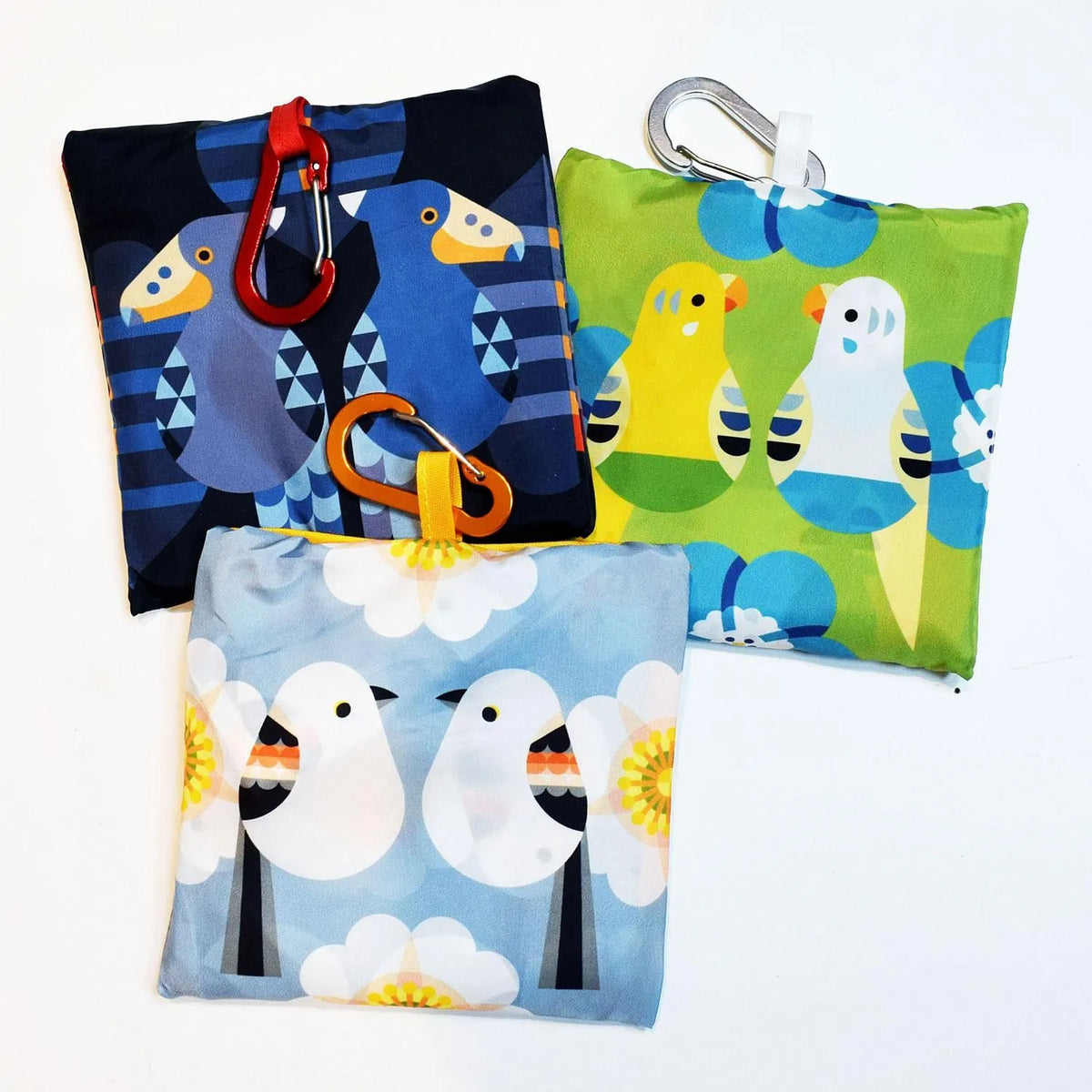 エコバッグ　くつろぐセキセイインコ　EcoBag-Daily(S)