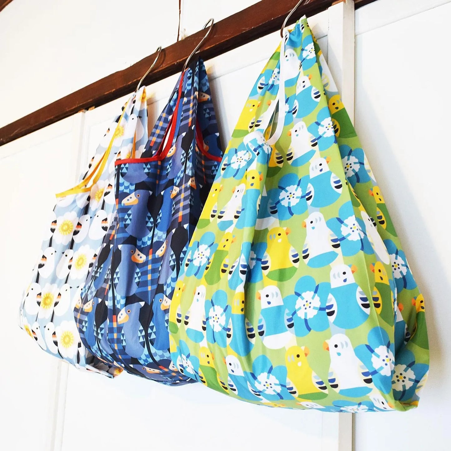 エコバッグ　くつろぐセキセイインコ　EcoBag-Daily(S)
