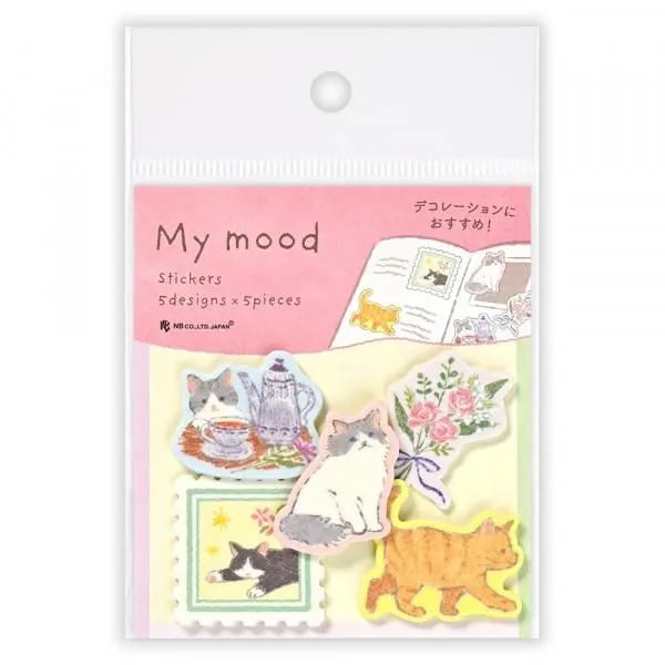 フレークシール　My Mood 猫