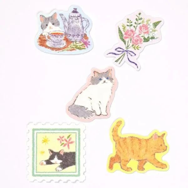 フレークシール　My Mood 猫