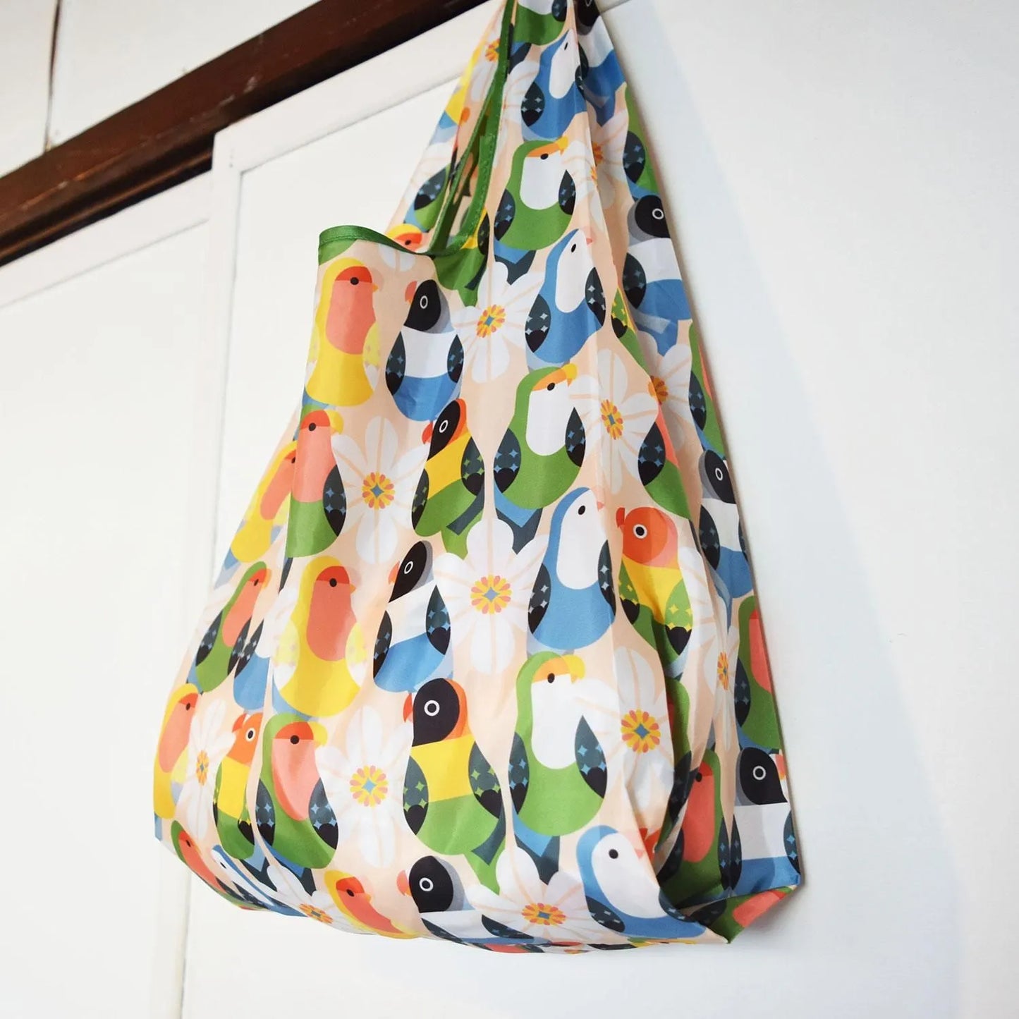 エコバッグ　くつろぐラブバード　EcoBag-Daily(S)