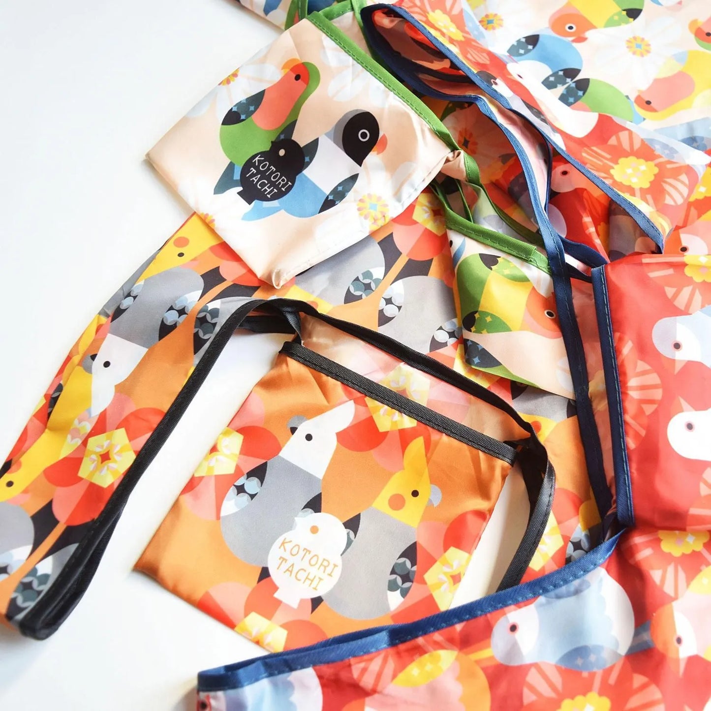 エコバッグ　くつろぐラブバード　EcoBag-Daily(S)