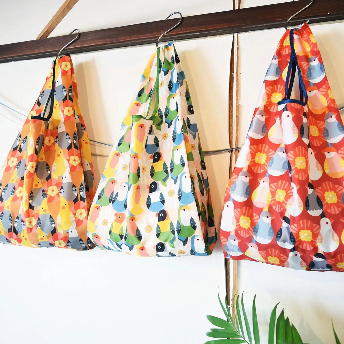 エコバッグ　くつろぐラブバード　EcoBag-Daily(S)