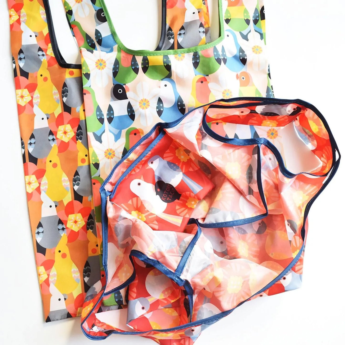 エコバッグ　くつろぐ文鳥　EcoBag-Daily(S)