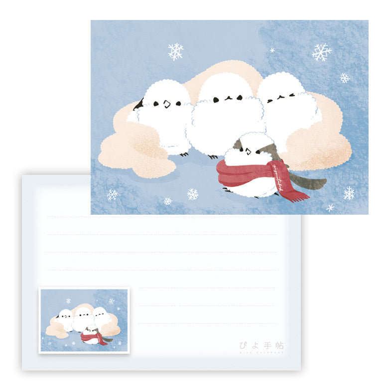 メモ帳　あったか毛布　シマエナガ - Sweet Birdie Boutique