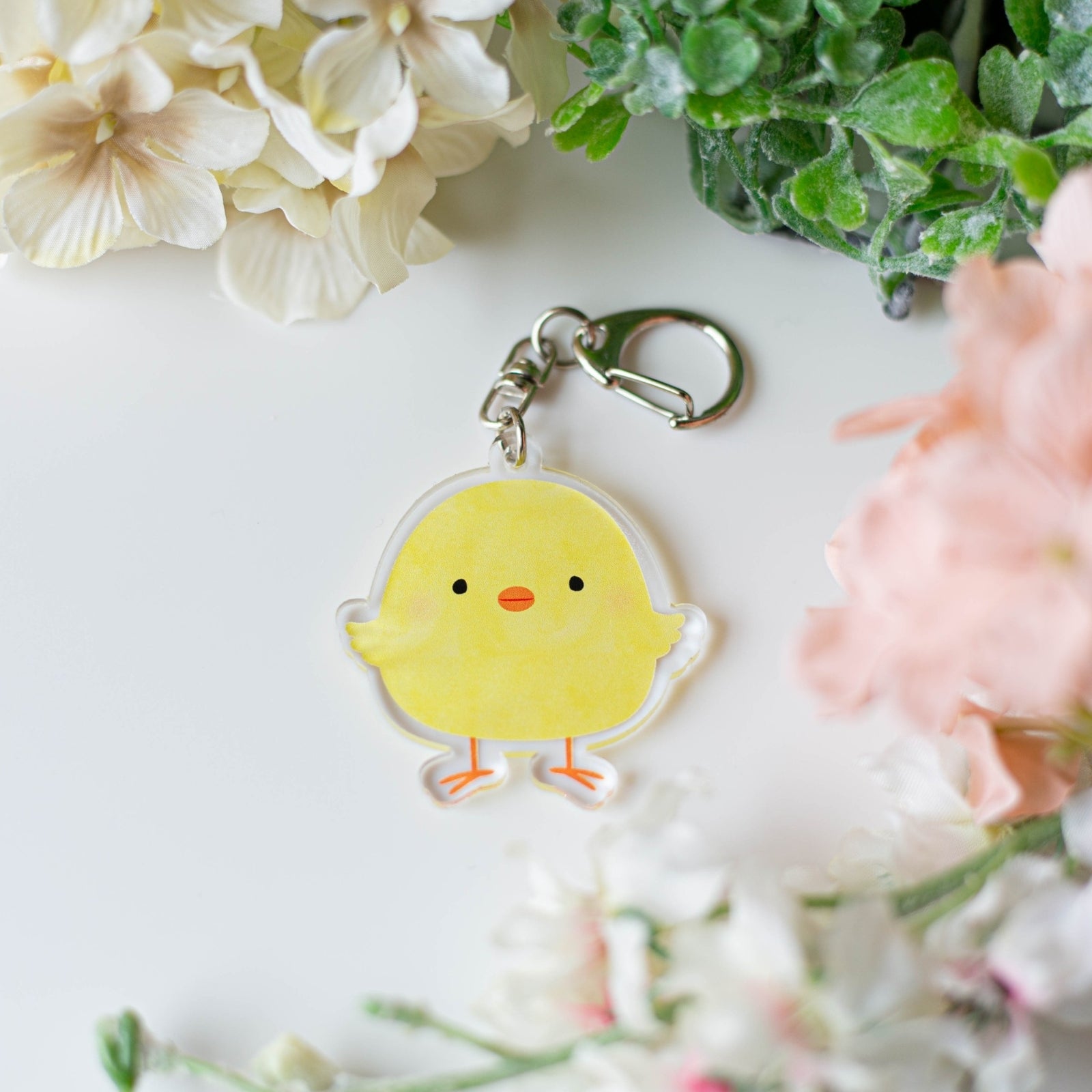 ひよこinジュース☆キーホルダー アクリルキーホルダー ひよこのぴよこ クーポン利用不可
