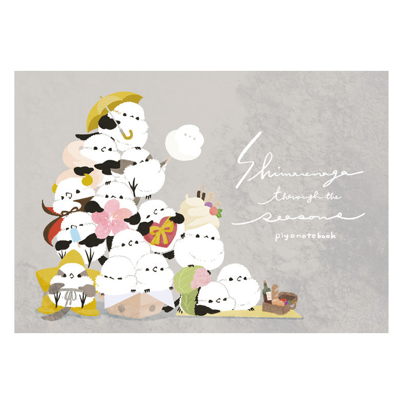 メモ帳　もっと！季節を楽しむシマエナガ - Sweet Birdie Boutique