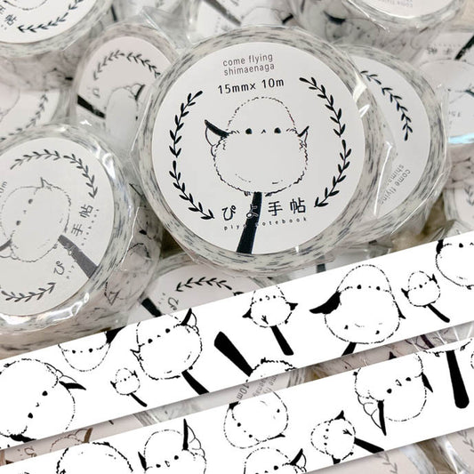 マスキングテープ　シマエナガが飛んでくる - Sweet Birdie Boutique