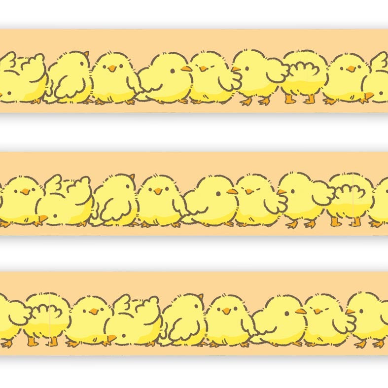 マスキングテープ　ふわふわひよこ - Sweet Birdie Boutique