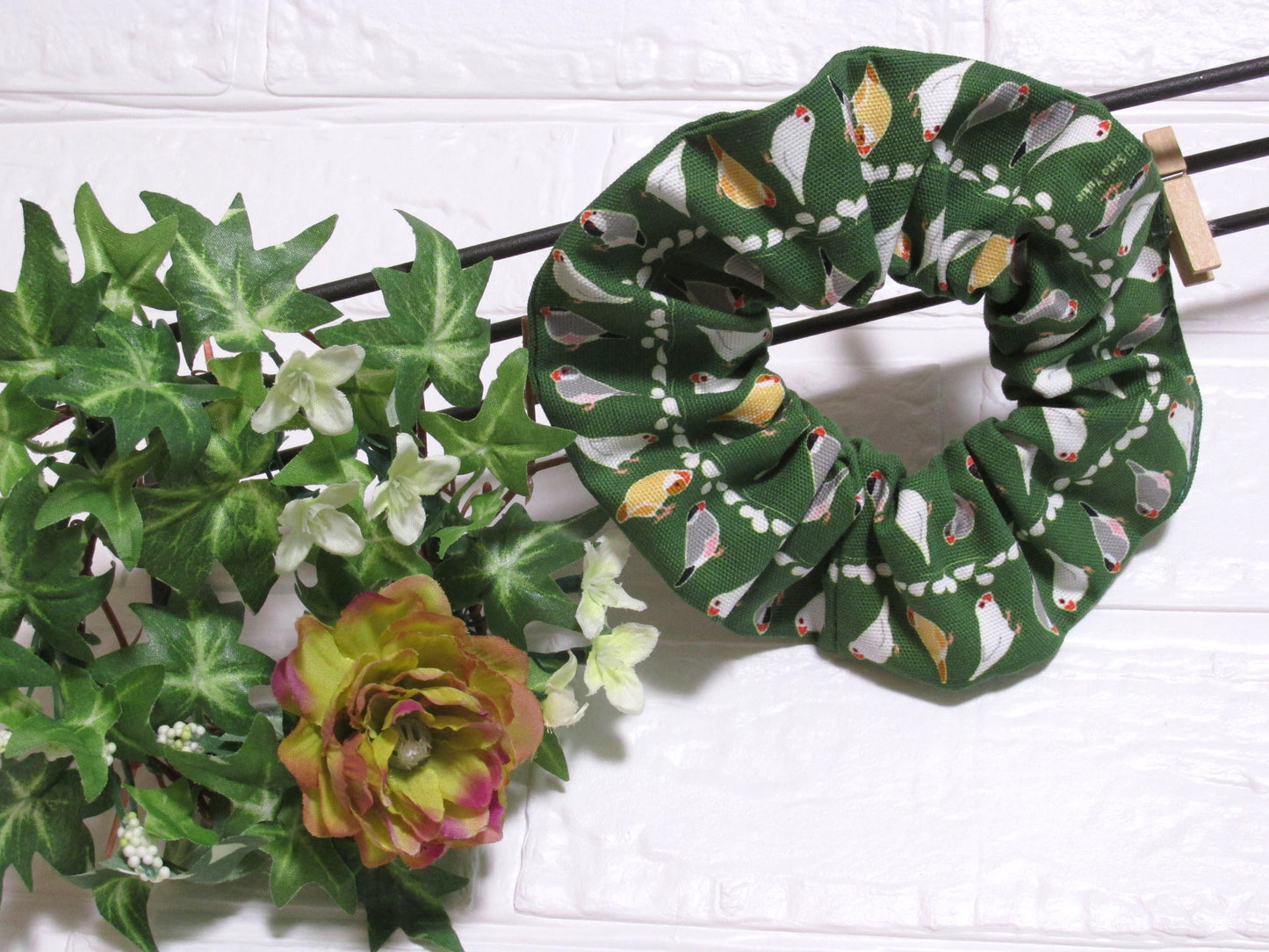 シュシュ　文鳥 5