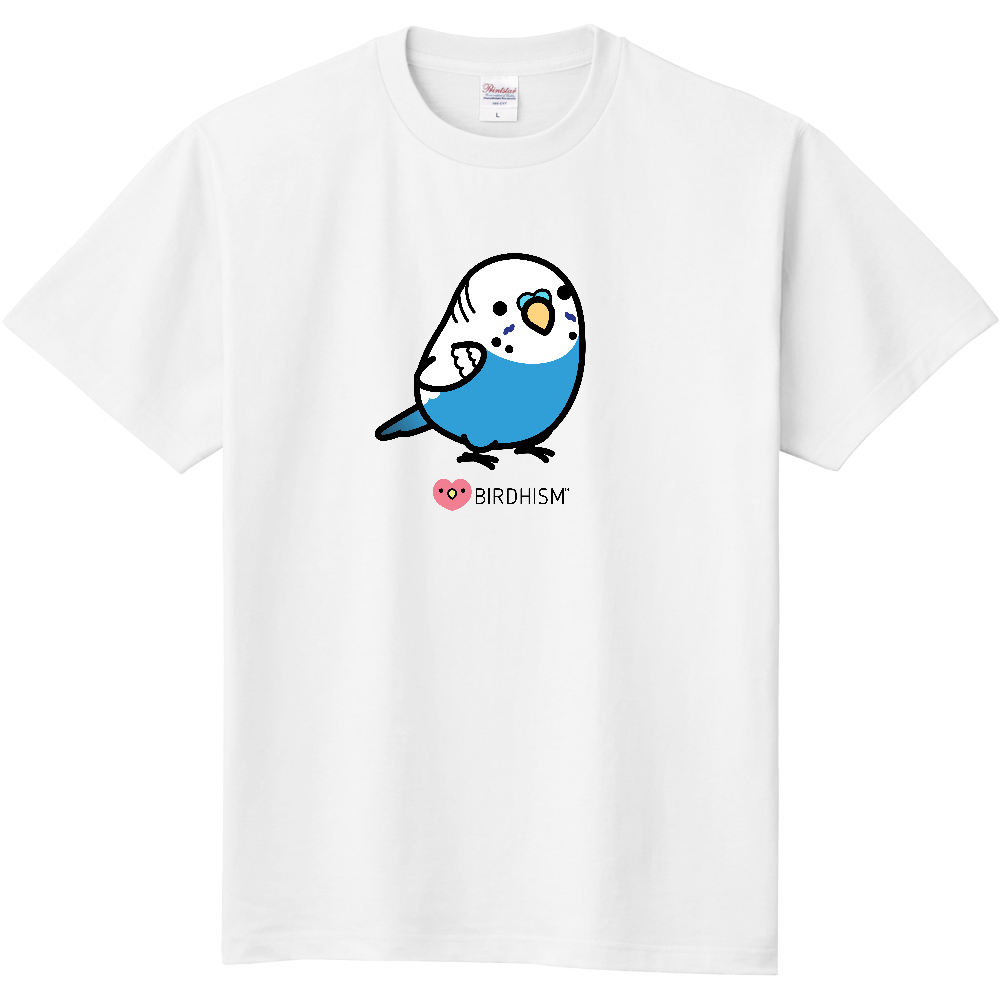 Chubby Bird　セキセイインコ　スタンダードTシャツ　ホワイト　受注製作　送料無料　メーカー直送　クーポン利用不可