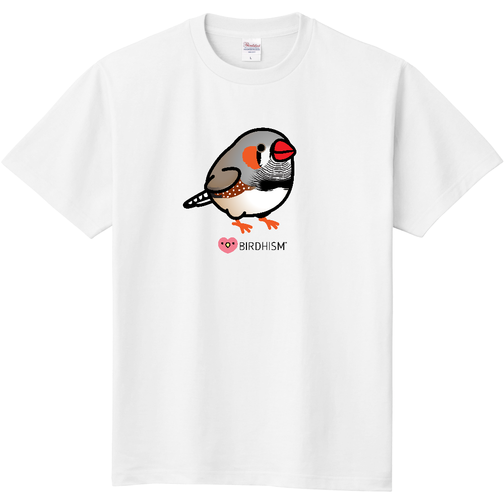 Chubby Bird　キンカチョウ　スタンダードTシャツ　ホワイト　受注製作　送料無料　メーカー直送　クーポン利用不可