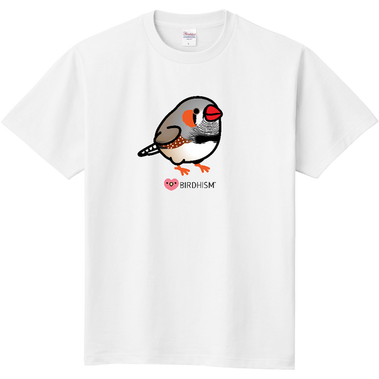 Chubby Bird　キンカチョウ　スタンダードTシャツ　ホワイト　受注製作　送料無料　メーカー直送　クーポン利用不可