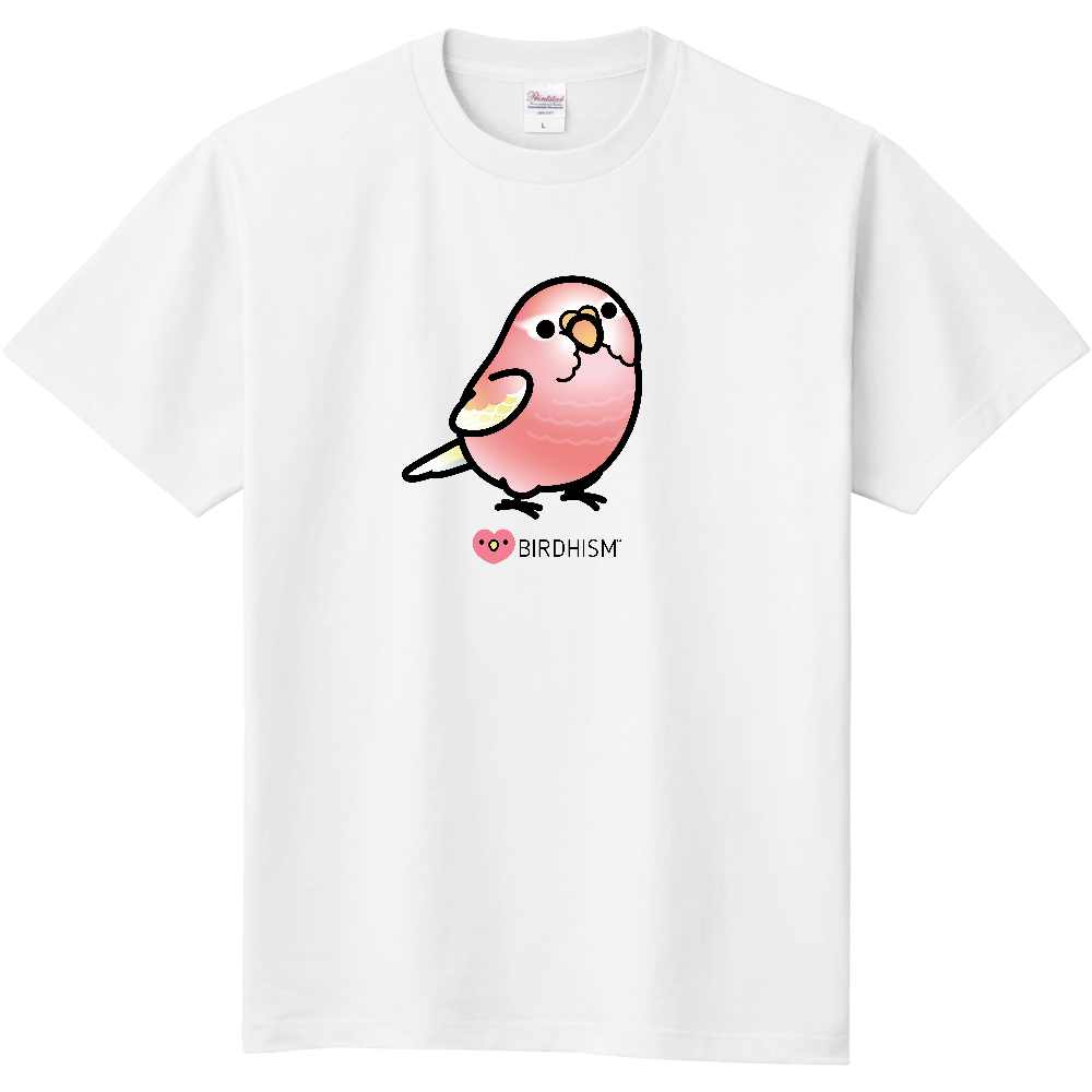 Chubby Bird　アキクサインコ　スタンダードTシャツ　ホワイト　受注製作　送料無料　メーカー直送　クーポン利用不可