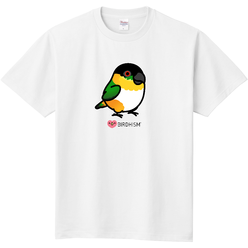 Chubby Bird　ズグロシロハラインコ　スタンダードTシャツ　ホワイト　受注製作　送料無料　メーカー直送　クーポン利用不可