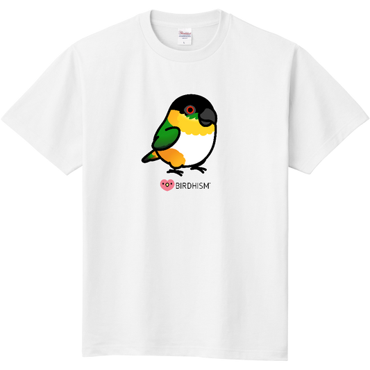 Chubby Bird　ズグロシロハラインコ　スタンダードTシャツ　ホワイト　受注製作　送料無料　メーカー直送　クーポン利用不可