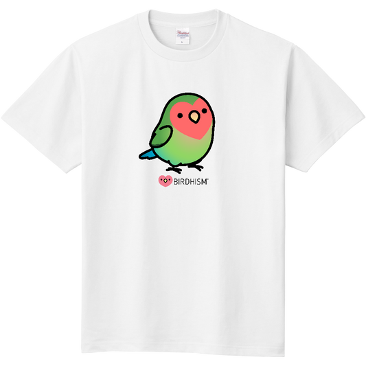 Chubby Bird　コザクラインコ　スタンダードTシャツ　ホワイト　受注製作　送料無料　メーカー直送　クーポン利用不可