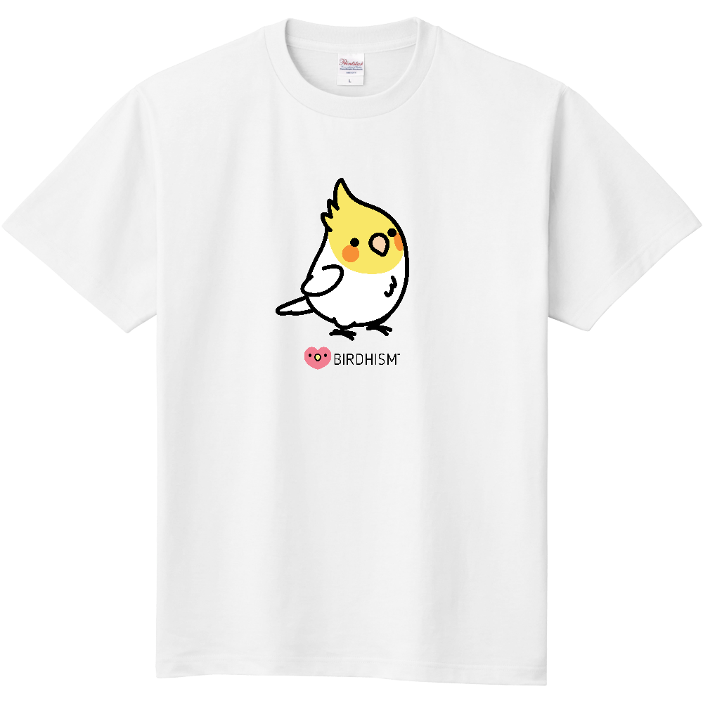 Chubby Bird　オカメインコ　スタンダードTシャツ　ホワイト　受注製作　送料無料　メーカー直送　クーポン利用不可